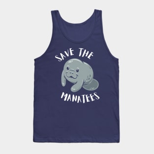 Save The Manatees Tank Top